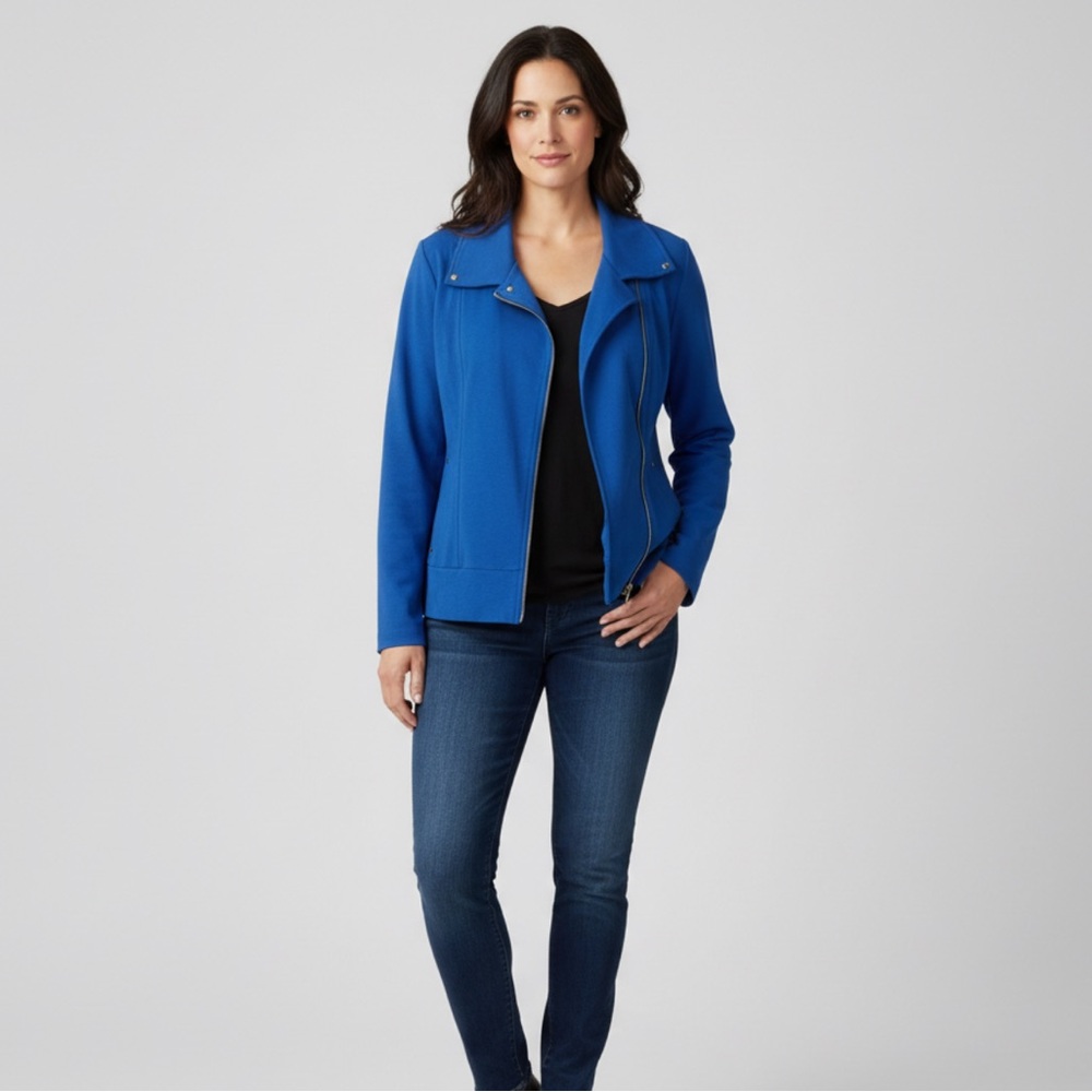 Erin London Blue Jacket